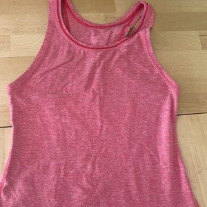 Lululemon pink heather racerback tank sz 6